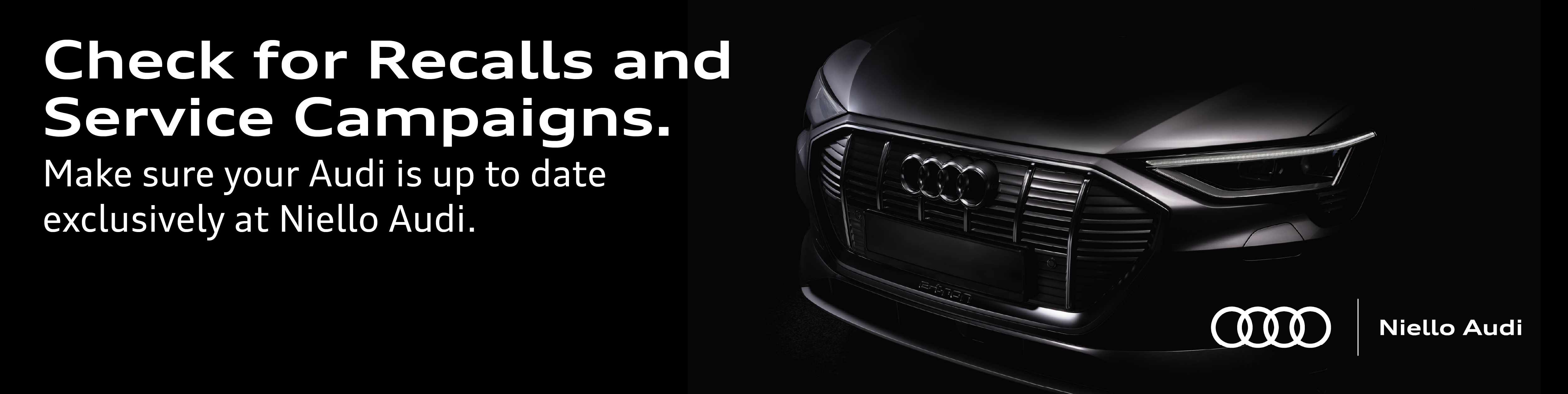 Service Specials | Niello Audi